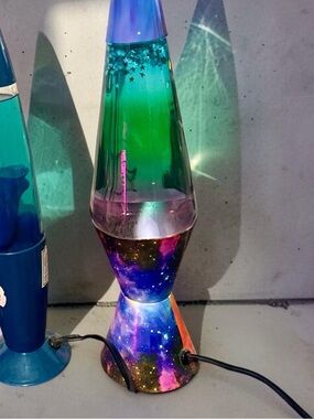 Galaxy Star Lava Lamp - Teal & Purple